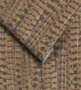 Pheasant Wallpaper by Woodchip & Magnolia Brown