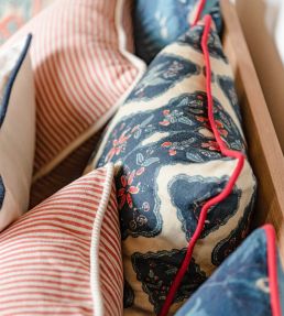 Phoenicia Batik Fabric by MINDTHEGAP Indigo Taupe