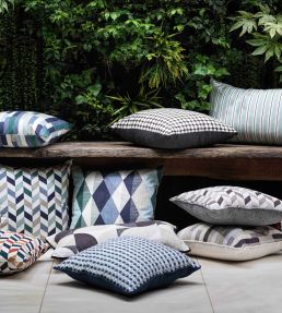 Phoenix Fabric by Studio G Mineral/Navy