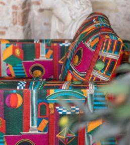 Piazza Degli Arlecchini Fabric by MINDTHEGAP Multi