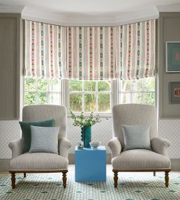Pico Stripe Fabric by Jane Churchill Multi
