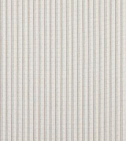 Pico Stripe Fabric by Jane Churchill Indigo/Copper