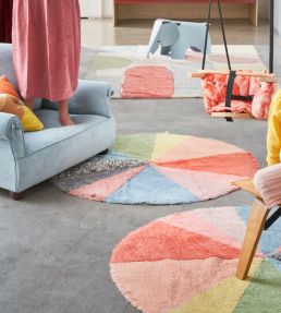 Lorena Canals Woolable Pie Chart rug Multicoloured WO-PIE-RS Multicoloured
