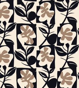 Pienet Naatit Wallpaper by Marimekko Black