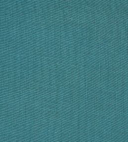 Piet Performance Linen Fabric by Schumacher Deep Teal