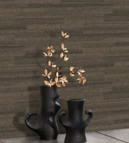 Pietra Wallpaper by Casadeco Noir Fusain