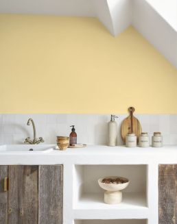 Pigments Wallpaper by Casadeco Jaune Limonade