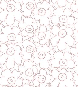 Piirto Unikko Wallpaper by Marimekko Pinks
