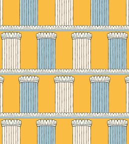 Pillars Wallpaper by Ottoline Yellow