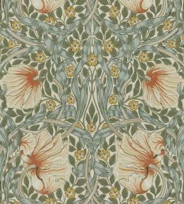Pimpernel Wallpaper by Morris & Co Bayleaf/Chalk