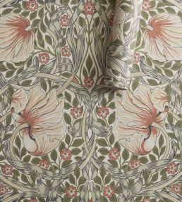Pimpernel Wallpaper by Morris & Co Rose Cockle/Sage
