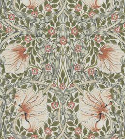 Pimpernel Wallpaper by Morris & Co Rose Cockle/Sage