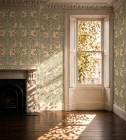 Pimpernel Wallpaper by Morris & Co Rose Cockle/Sage