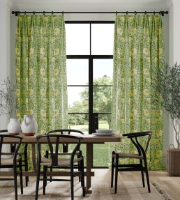 Pimpernel Fabric by Morris & Co Weld / Leaf Green