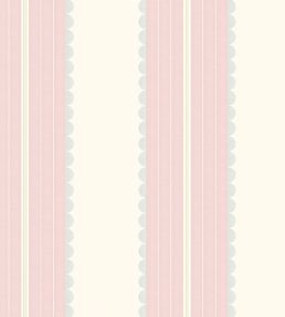 Pin Up Stripe Fabric by Woodchip & Magnolia Pastel Pink