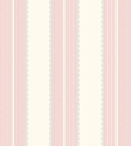 Pin Up Stripe Wallpaper by Woodchip & Magnolia Pastel Pink