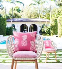 Pina Colada Fabric by Thibaut Navy