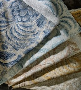 Pina de Indes Fabric by Zoffany Tuscan Pink
