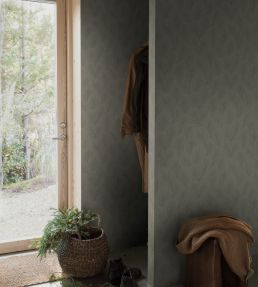 Pine Tree Wallpaper by Borastapeter Grey