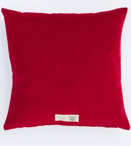 Pineapple Cushion 45 x 45cm by Barneby Gates Pink/Red On Cream