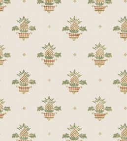 Pineapple Basket Fabric by Madeaux 02 Green