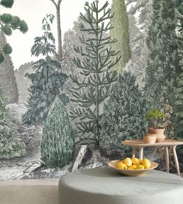 Pinede Mural by Casadeco Vert Pin