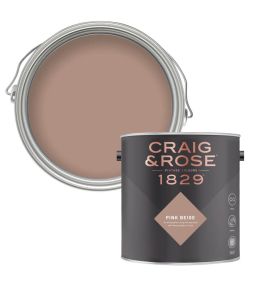 Pink Beige 1829 Chalky Emulsion Paint by Craig & Rose Pink Beige