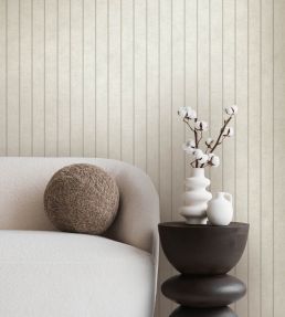Pinstripe Wallpaper by Jannelli&Volpi Beige