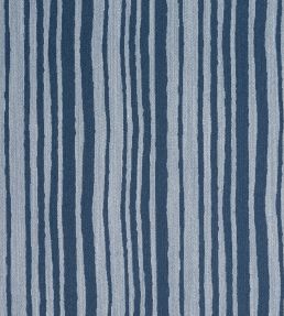Pintado Stripe Fabric by Thibaut Marine