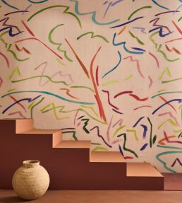 Pintura Wallpaper by Harlequin Majorelle/Spice/Forest