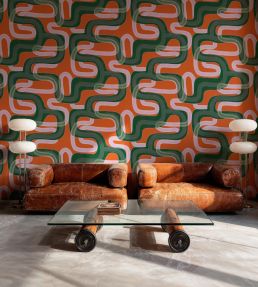 Pipelines Wallpaper by Tres Tintas Brick