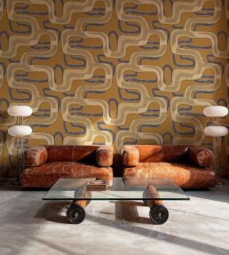 Pipelines Wallpaper by Tres Tintas Copper