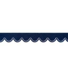 Pippa Tape Trimming by Thibaut Navy