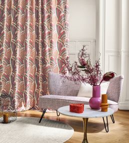 Piuma Fabric by Camengo Fuschia