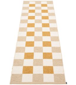 Pappelina Pix Runner rug Beige/Vanilla/Ochre PI6E724 Beige/Vanilla/Ochre