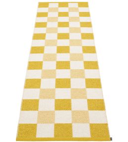Pappelina Pix Runner rug Mustard/Vanilla/Pale Yellow PI5724 Mustard/Vanilla/Pale Yellow