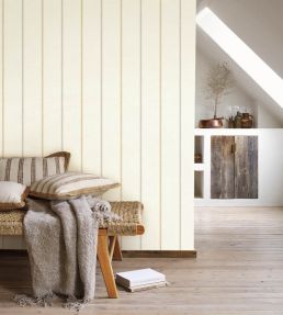 Plaid Line Wallpaper by Casadeco Beige sable
