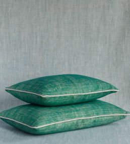 Plain Linen Cushion 43 x 35cm by Fermoie Aventurine