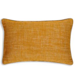Plain Linen Cushion 43 x 35cm by Fermoie Club Yellow