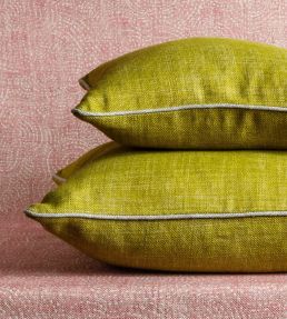 Plain Linen Cushion 43 x 35cm by Fermoie Euphorbia