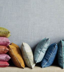 Plain Linen Cushion 43 x 43cm by Fermoie Silver Something