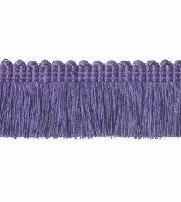 Plain Mat Moss Fringe 45mm Trimming by Houles Ocean Blue