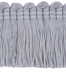 Plain Mat Moss Fringe 45mm Trimming by Houles Pastel Purple