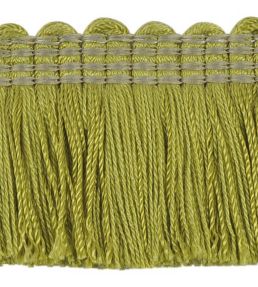 Plain Mat Moss Fringe 45mm Trimming by Houles Pistachio