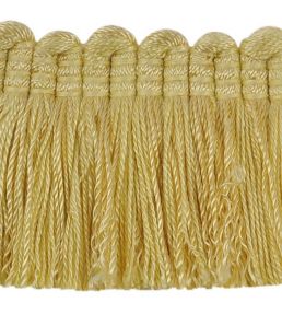 Plain Mat Moss Fringe 45mm Trimming by Houles Sunshine Yellow