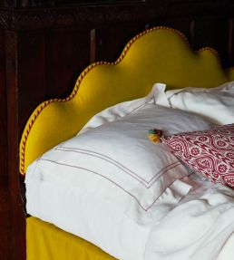 Light Weight Plain Linen Fabric by Volga Linen Primrose