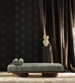 Plan Libre Fabric by Casamance Noir