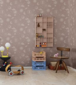 Planetarium Wallpaper by Rebel Walls Pink