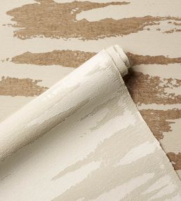 Plastered Manuscript Wallpaper by Schumacher Birch