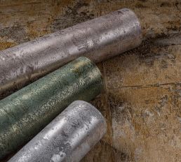 Platinum Wallpaper by Arte Warm Gold